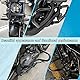 Midimttop Motorrad Zubehör Kompatibel mit Rebel 1100 CMX1100 CMX 1100/DCT 2021 2022 2023 2024 2025 Unteren Stoßfänger Motor Schutz Crash Bars Stunt Käfig Protector (Schwarz matt)