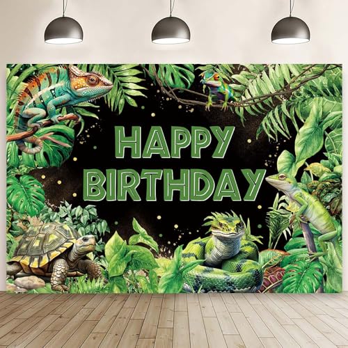 Fondo para fotos reptil 7x5ft MEHOFOND negro miniatura 1