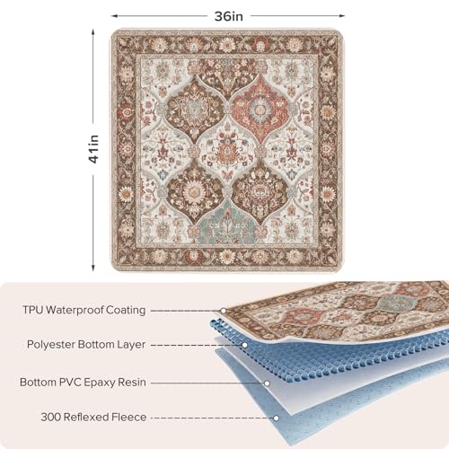Image of INVENHO 2PACK Washable Pee Pads for Dogs, Reusable Dog Pads Upgrade Non-Slip Dog Pee Pads Heavy Absorbency Puppy Pee Pads Quick Dry Whelping Pads /Waterproof Puppy Training Pad