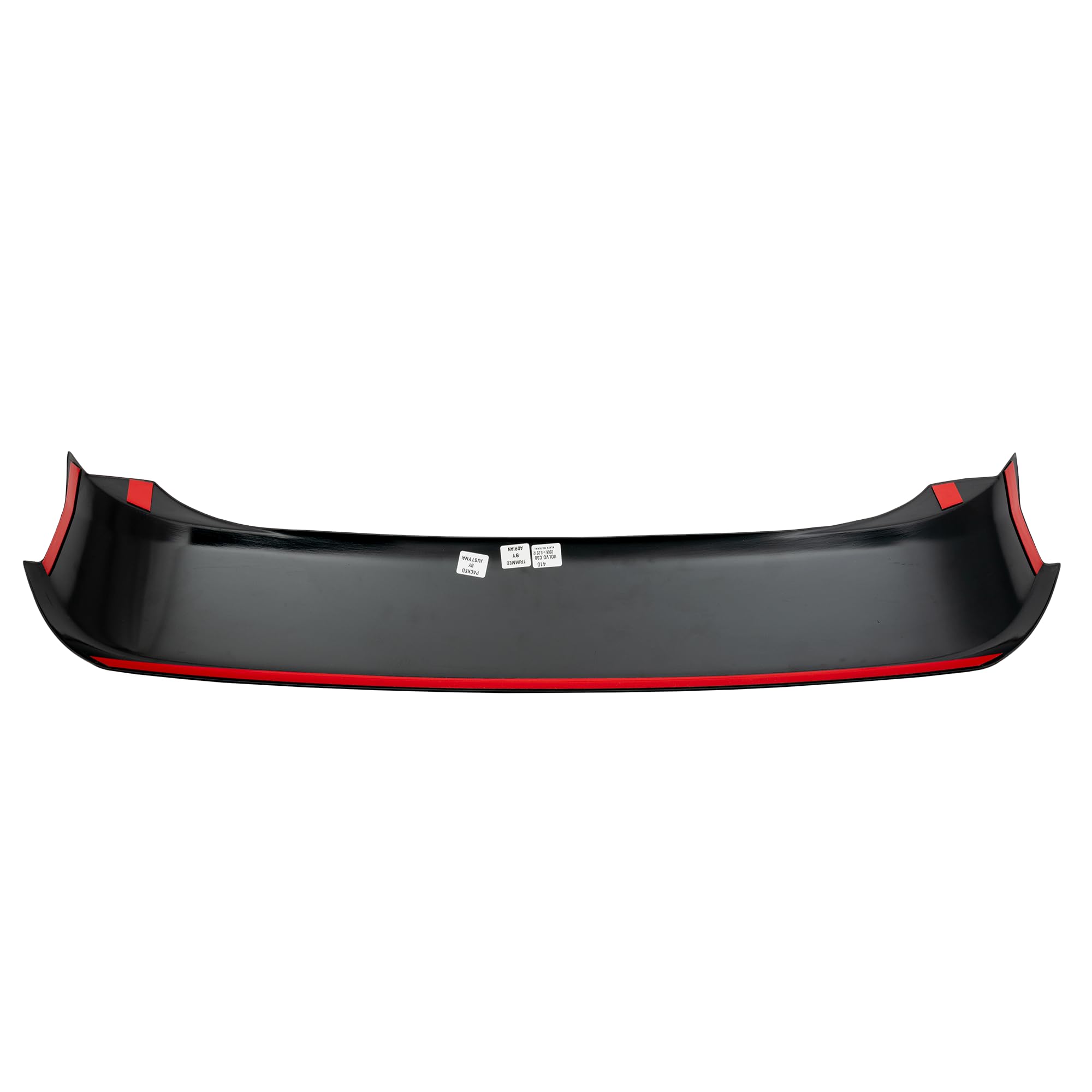 Aroba AR410 osłona progu bagażnika kompatybilna z Volvo C30 od roku produkcji 2006-5.2012 ochrona zderzaka dokładnie z zagięciem ABS, czarna