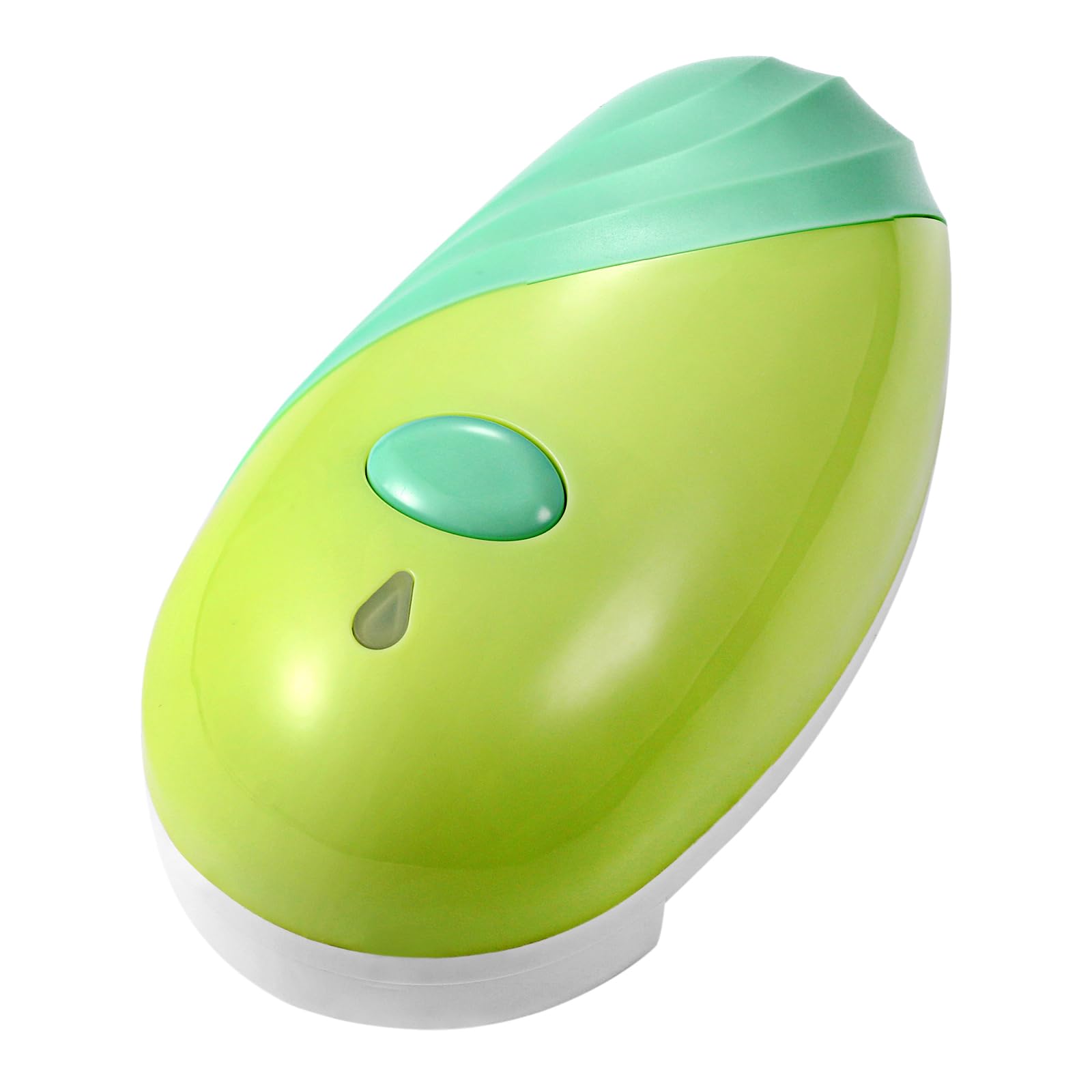 Aroncent Abrelatas eléctrico automático: abrelatas manos libres con indicador LED, funciona con pilas, corte de borde suave para personas mayores, color verde