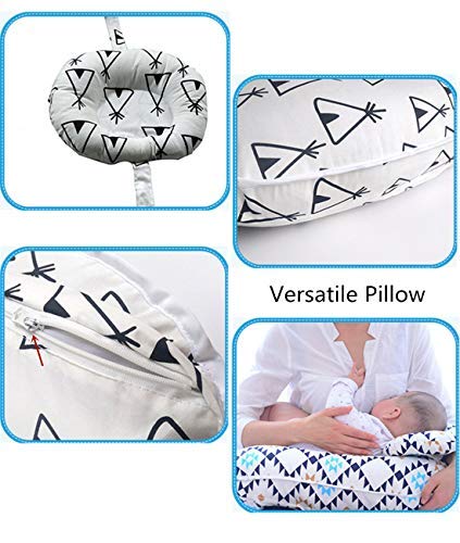 Borje 45° Angle Newborn Breastfeeding Adjustable Pillow for Babies Nursing Baby Lounger - Thumbnail 2