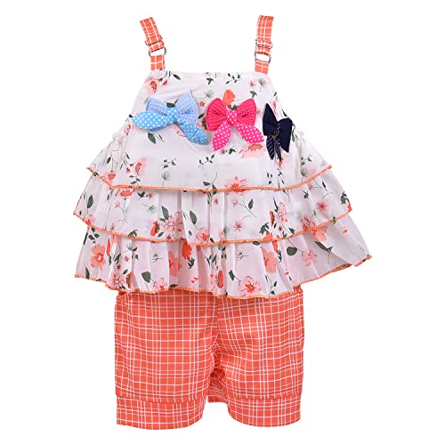 Image of Wish Karo Baby Girls Top and Shorts Dress for Girls-(csl289)
