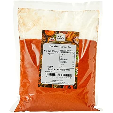Old India Paprika 100 ASTA 500g Spice Cover