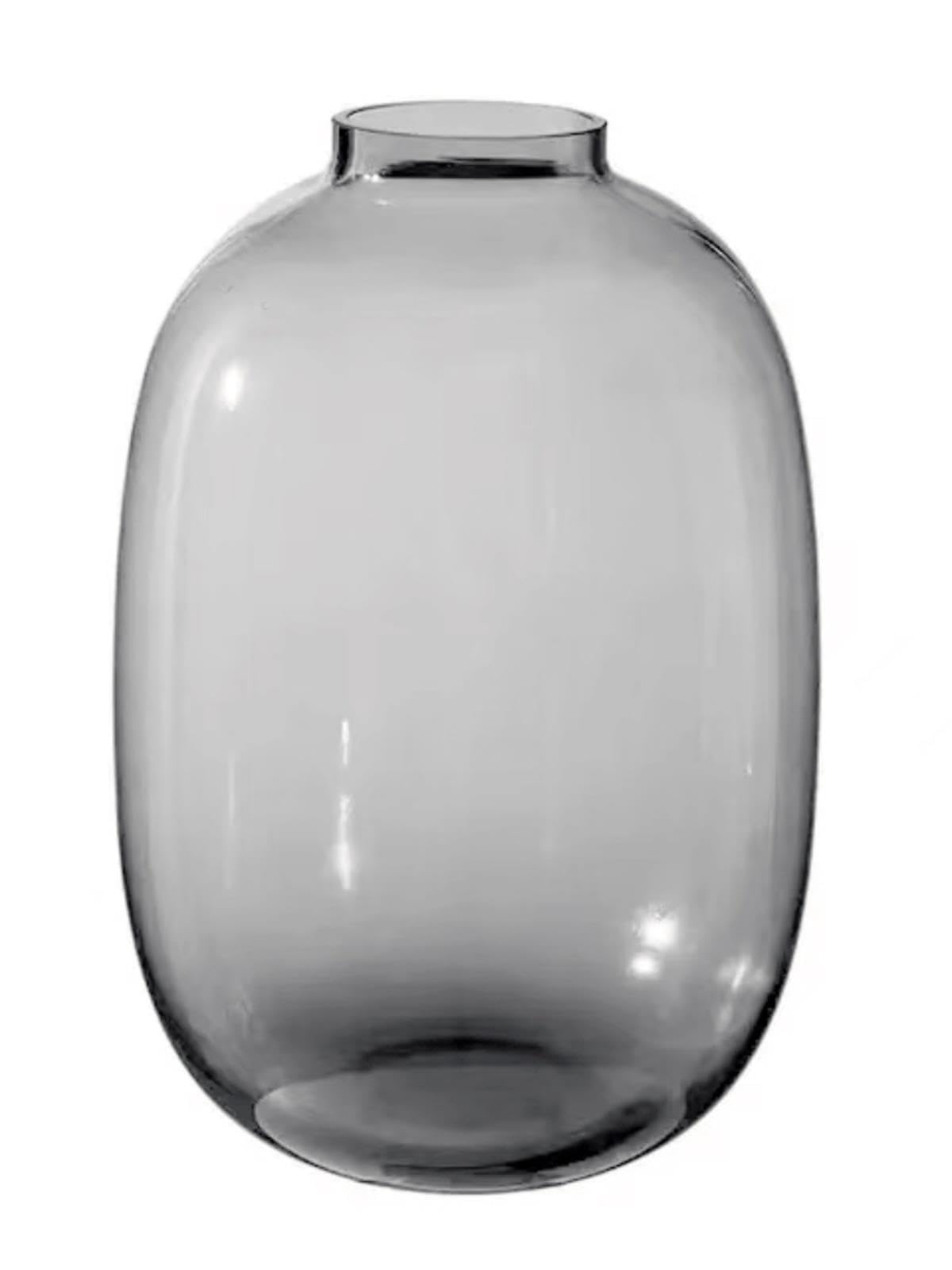 Bzgpmfud One Color Vase Desktop For Living Room Glass Ornaments Hydroponic Flower Arrangement Floor Decoration Vases(A Large)