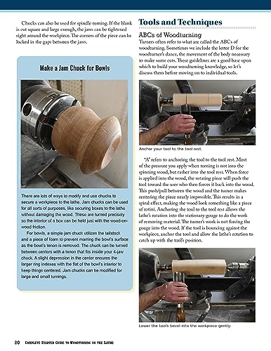 Complete Starter Guide to Woodturning on the Lathe: Everything You Need to Know Plus 8 Projects to Get You Started (Fox Chapel Publishing) How to Turn for Beginner to Intermediate Woodworkers - Image 6