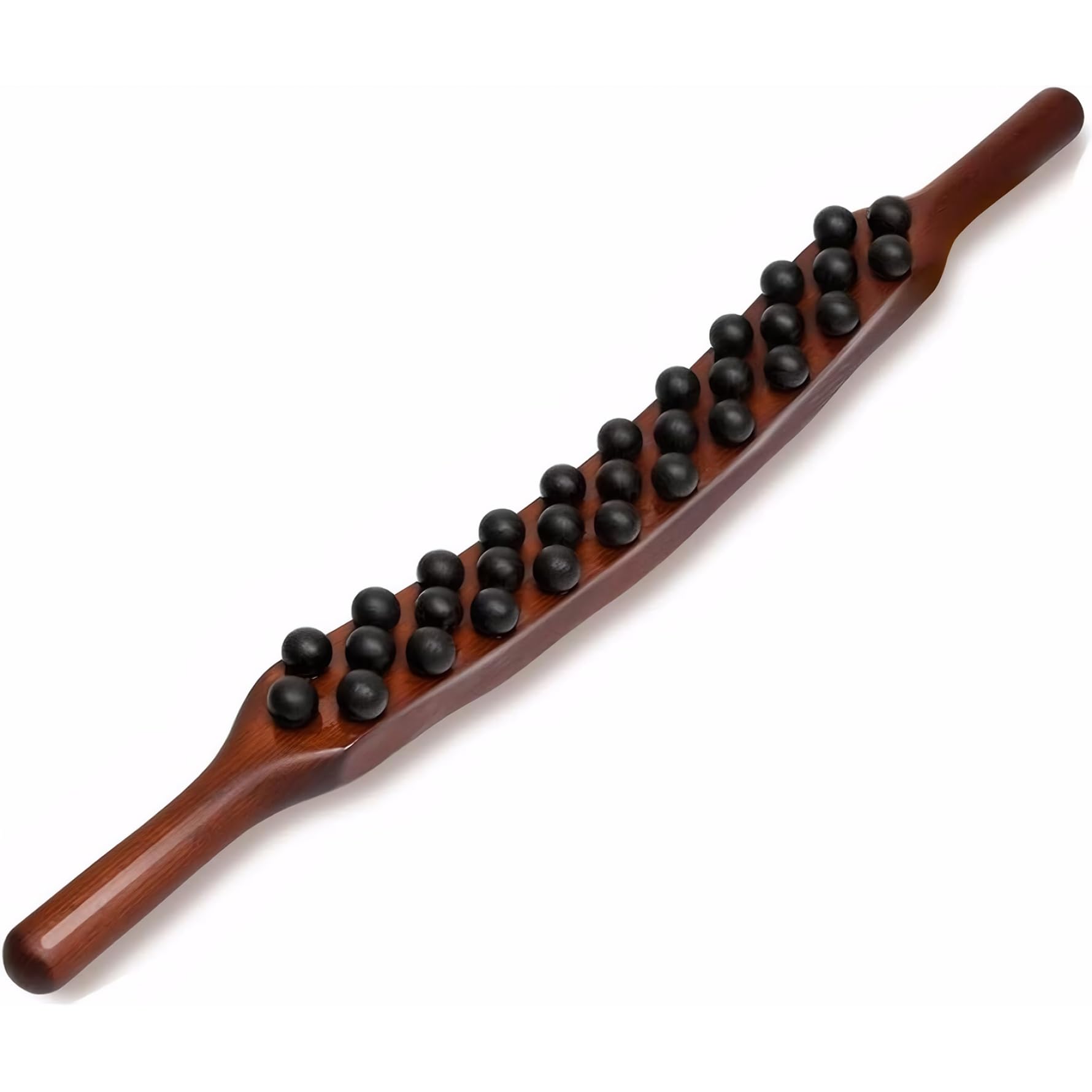 Outils de Massage en Bois 31 - Masseur de Cellulite Ergonomique Avec Poignée - Perle de Massage Polyvalent Poli Pour le Corps Complet Guasha