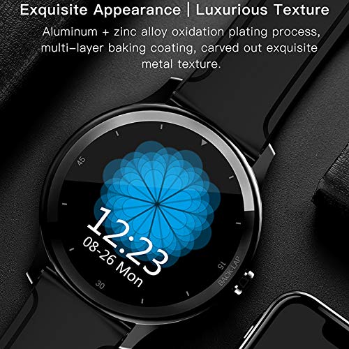 1 reloj deportivo inteligente G28 multiesfera IP68 resistente al agua con pantalla táctil , reloj inteligente 5.21 rosa