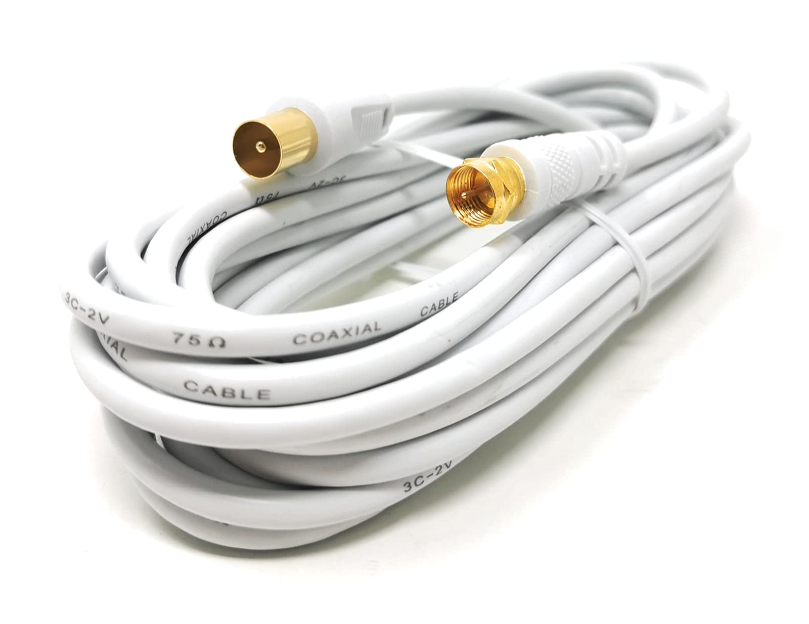 Buy Maincore 5m long Coaxial F Type Male to RF TV Aerial Antenna