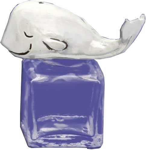 Basic Spirit Salero y pimentero - Ballena - Regalo decorativo de cocina para el hogar, restaurantes boda precioso vidrio vintage