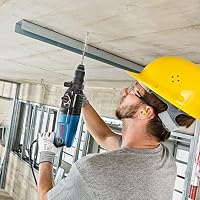 Bosch Professional Bohrhammer GBH 2-26 F (Leistung 830 Watt, Wechselfutter SDS-plus, inkl. Zusatzhandgriff, Tiefenanschlag, Maschinentuch, Schnellwechselbohrfutter, Handwerkoffer) – Ansicht 7