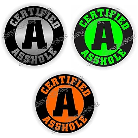 NTICKER 3pcs Funny Hard Hat Sticker, 2inch Vinyl Decal, Weatherproof, for Construction Helmet, Set of 3, Metal Plastic Fabric, Modern, Round, Waterproof Cover