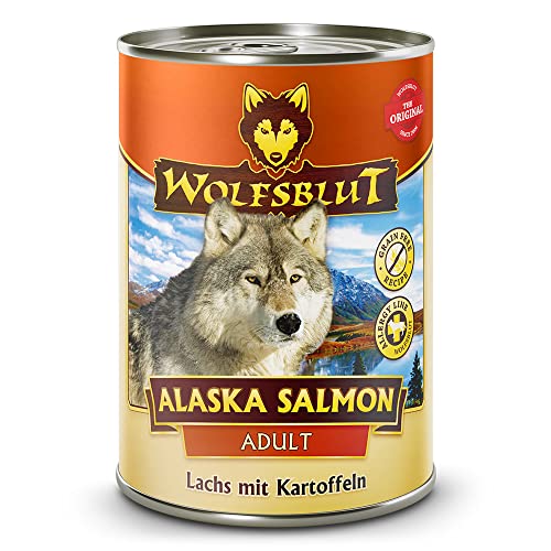 Wolfsblut - Alaska Salmon - 6 x 395 g - losos - mokré krmivo - krmivo pro psy - bez obilovin