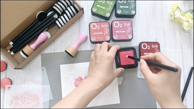 Aurélie Aubt1001 D'encre Mélange Outil En Mousse