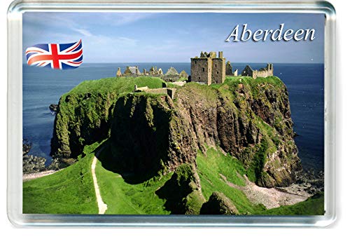 DreamGirl H403 Aberdeen Imán para Nevera United Kingdom England Travel Fridge Magnet