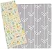 Baby Care Play Mat - Haute Collection (Large, Sea Petals - Grey)