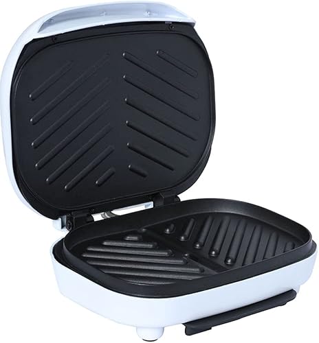 Miniatura 4 de Brentwood Appliances TS-605 - Parrilla eléctrica de contacto con capacidad de 2 rebanadas, color blanco