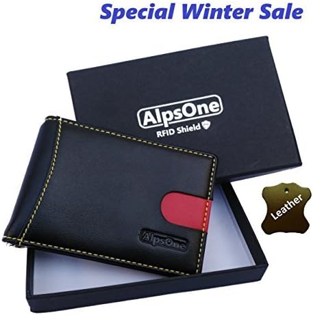 Protection & Comfort - Shielded Slim Wallet RFID Blocking to Avoid Electronic theft, Front Pocket Wallet for Men & Women Genuine Leather