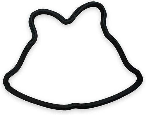 Cortador de galletas de campanas de boda con diseño fácil de empujar