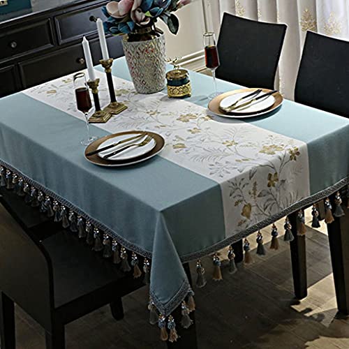 Nappe rectangulaire 140x140 cm de style pastoral américain - 5