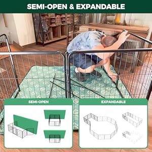FXW-HomePlus-Indoor-Dog-Playpen-Stress-Free-and-Safe-Play-32-Inch-6-Panels-BlackPatented - Cucciolini Doodles   FXW-HomePlus-Indoor-Dog-Playpen-Stress-Free-and-Safe-Play-32-Inch-6-Panels-BlackPatented