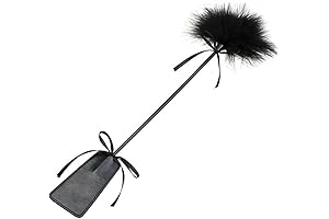 Feather Tickler and Leather Slapper Accessory for Adults