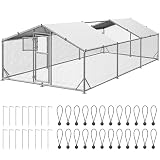 Sylviera 20x10x6.5 ft Split Door Coop