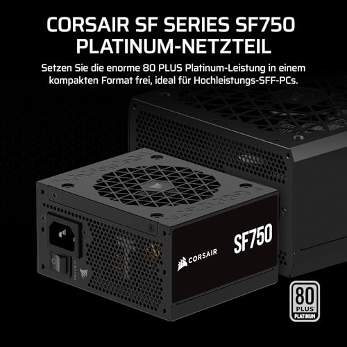 CORSAIR SF750 (2024) Vollständig Modulares Geräuscharmes 80 PLUS Platinum ATX-Netzteil – ATX 3.1-Kompatibel – PCIe 5.1-Fähig… – Ansicht 2