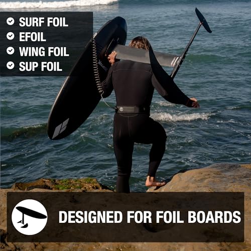 image for Ho Stevie! Foil Waist Leash for Hydrofoil Boards - No Drag in Water, N