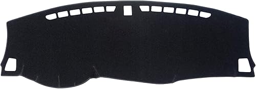 Miniatura 45 de AUQDD Alfombrilla de Cubierta para Tablero Compatible con Hy-undai Santa Fe 2013 2014 2015 2016 2017 2018, Alfombrilla de Tablero de Franela Negra