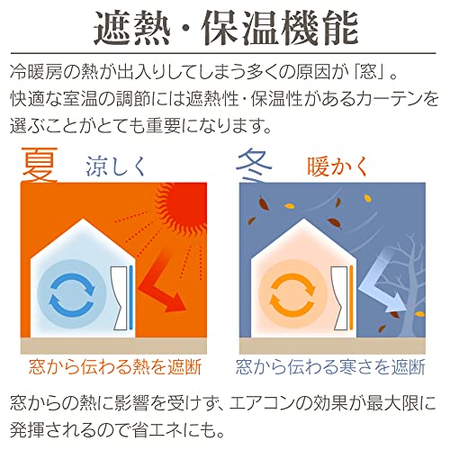 リーフ柄レースカーテンの詳細