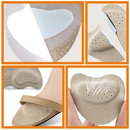 4 pares de almohadillas adhesivas para zapatos de mujer miniatura 7