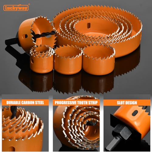 Luckyway Pro Hole Saw Kit