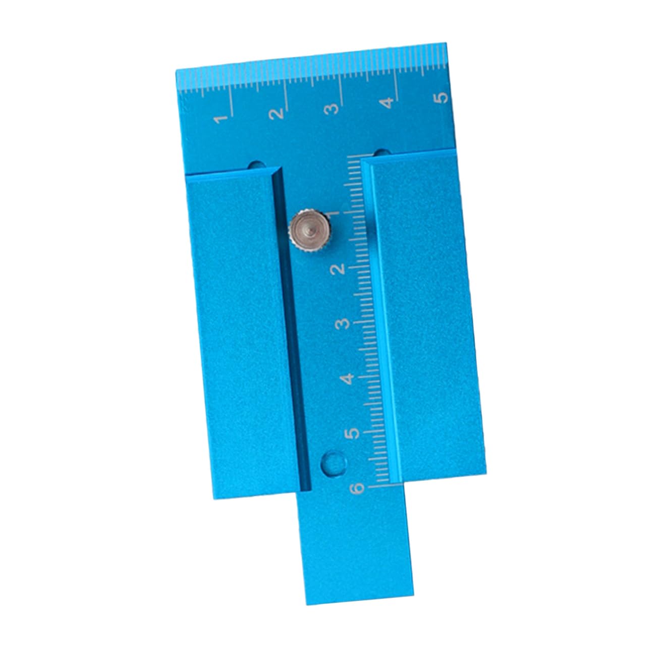 SHINEOFI 3 Piezas medidor de altura regla de altura de la mesa regla de a de carpintero de calibre de carpintería Sky-blue