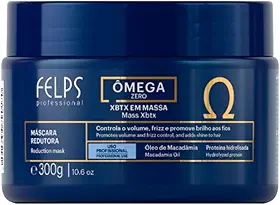 Botox Redutor de Volume Controle de Frizz Alisamento Orgânico Capilar Profissional XBTX Ômega Zero Sem Formol Óleo de Macadâmia Professional