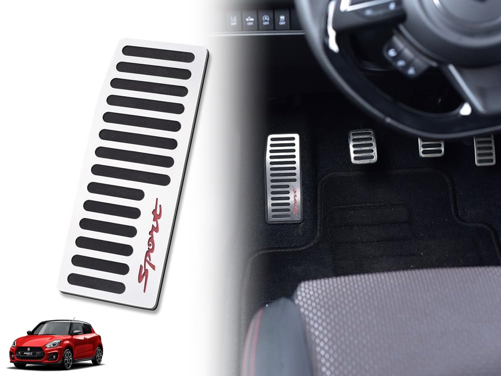Repose-pied en acier pour 2017-2024 Suzuki.SWIFT Sport | 1 Pièce Inox AZ RZ A2L A GL GLX SHVS AllGrip Hybrid Swift Tuning Accessoires