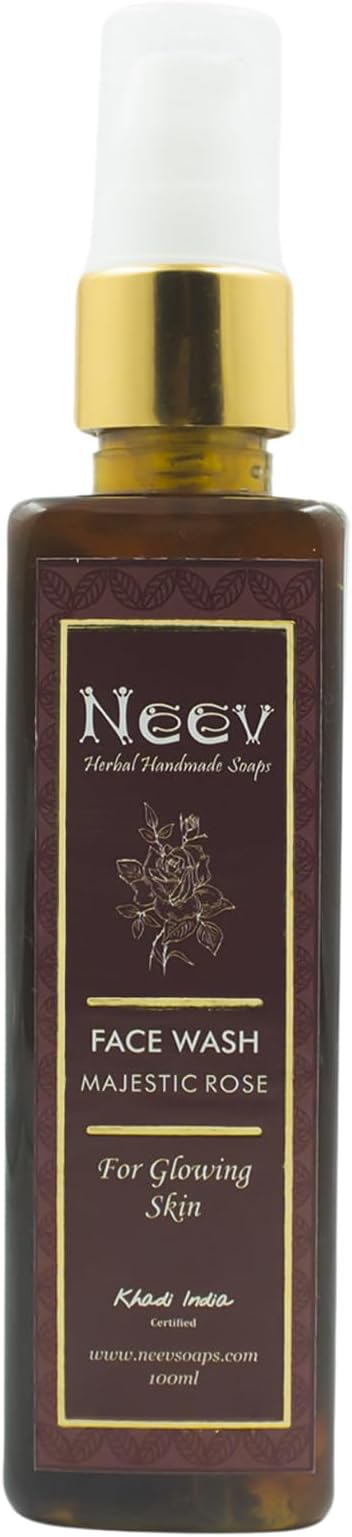 Neev Rose Majestic Glow Face Wash - 100 ml (3.52 oz)