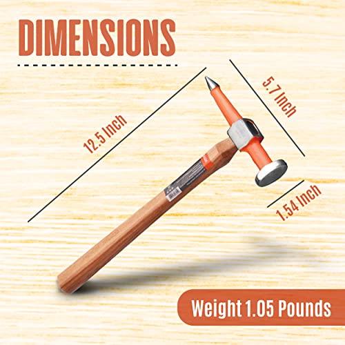 Harden Hammer | Auto Body Repair Hammer (12.5” X 5.7” X 1.54” Crowned Face Hammer) #TOP2
