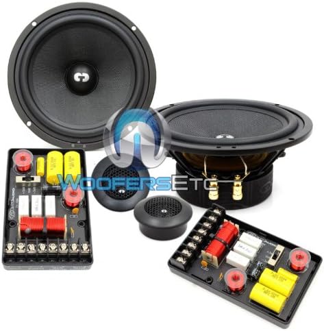 HD-62 6.5" 180W RMS 2-Way Component Speakers System