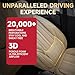 Astira Car Seat Covers for Mercedes-Benz ML320 ML350 ML400 2000-2015,Breathable Comfortable Nappa Leather Seat Covers Full Set, Anti-Slip Waterproof Automotive Seat Cover Protectors(Beige)