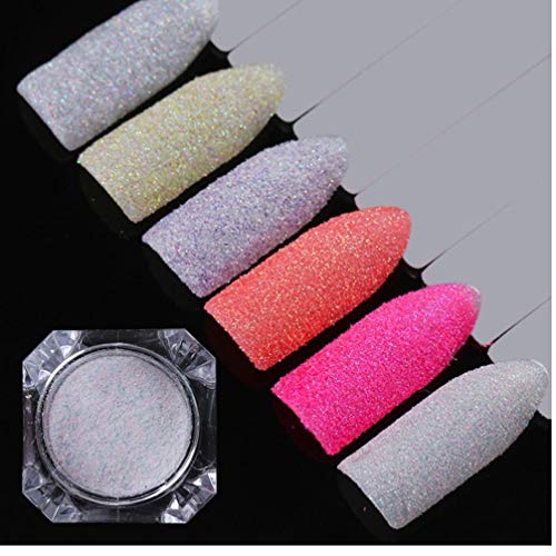 1g Sandy Sommer Holographic Zucker Nagel Glitter Puder Bunte Nail Art Pigment Born Ziemlich – Bild 3