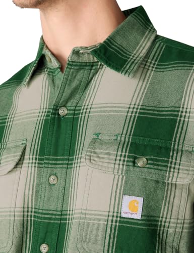 Image of Carhartt Men's Hubbard Loose Ls Plaid Shirt