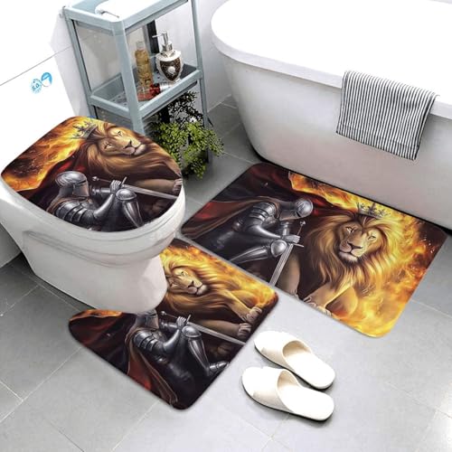 Alfombras de baño de león para transformar la decoración de su aseo 4