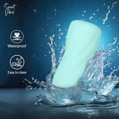 Image of Volcano Stress Relief & Relaxation Sleeve massager for men, Crafted from durable materials - Blue (Non Electric)