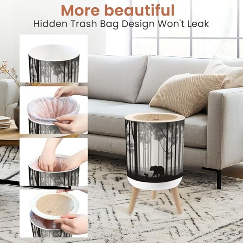Caneca pequeña con tapa y diseño boho 7L para interiores miniatura 6