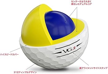 Amazon.co.jp: タイトリスト(TITLEIST) VG3 ゴルフボール マット