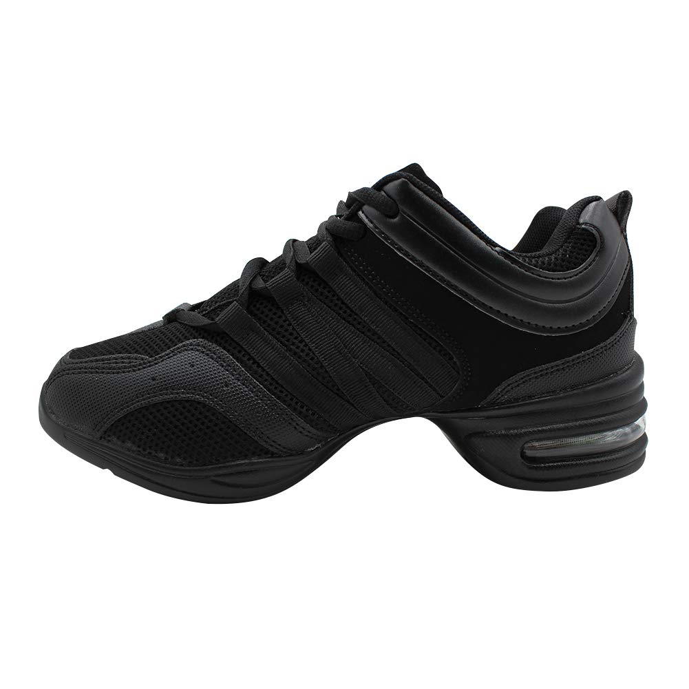 Zapatos Aire Libre Deportes Danza Mujer - Mujeres Lona Cordones Suela de Goma Zapatillas Moda Practicidad Running Sneaker Jazz Contemporáneo Baile Informal (Los Zapatos Son más pequeños)