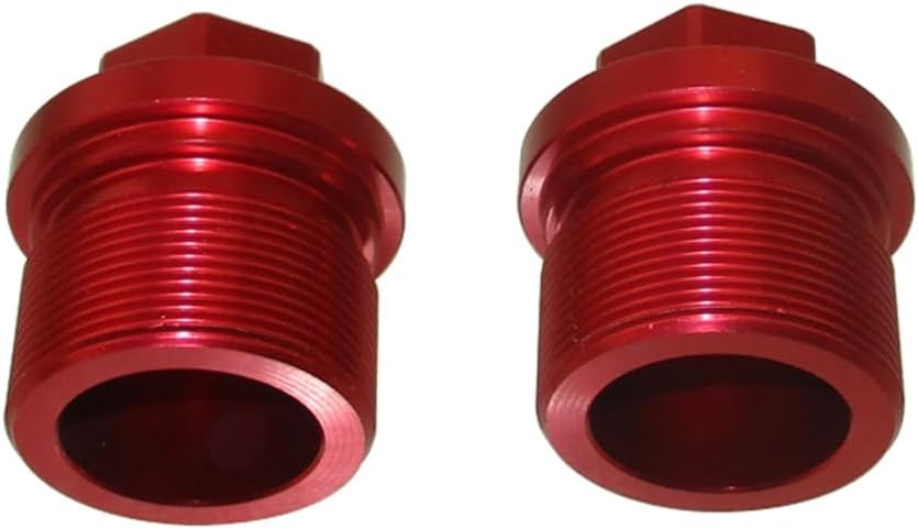 Motorcycle Front Fork Caps For Honda CRF110 CRF125 All Models Pit Dirt Bikes (Red)