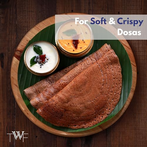 Image of TWF Ragi Flour | 2 Kg | Nachni Atta | Gluten Free | Stone Ground | Protein Rich | Madua Atta | Not Pulverized | Finger Millet Flour | Kelvaragu | Virgin Flour | No chemicals