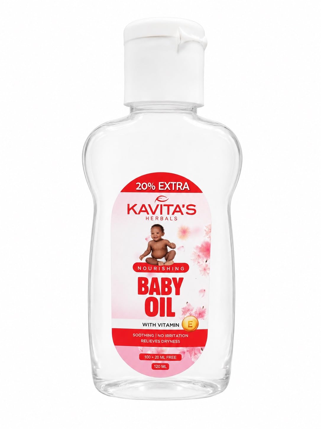 Kavita’s Baby Massage Oil – With Vitamin E | Gentle Nourishing Baby Oil for Newborn & Infant Skin Care | Lightweight Non-Sticky Oil for Daily Baby Massage & Soft Skin Care (120 ML)-image-17